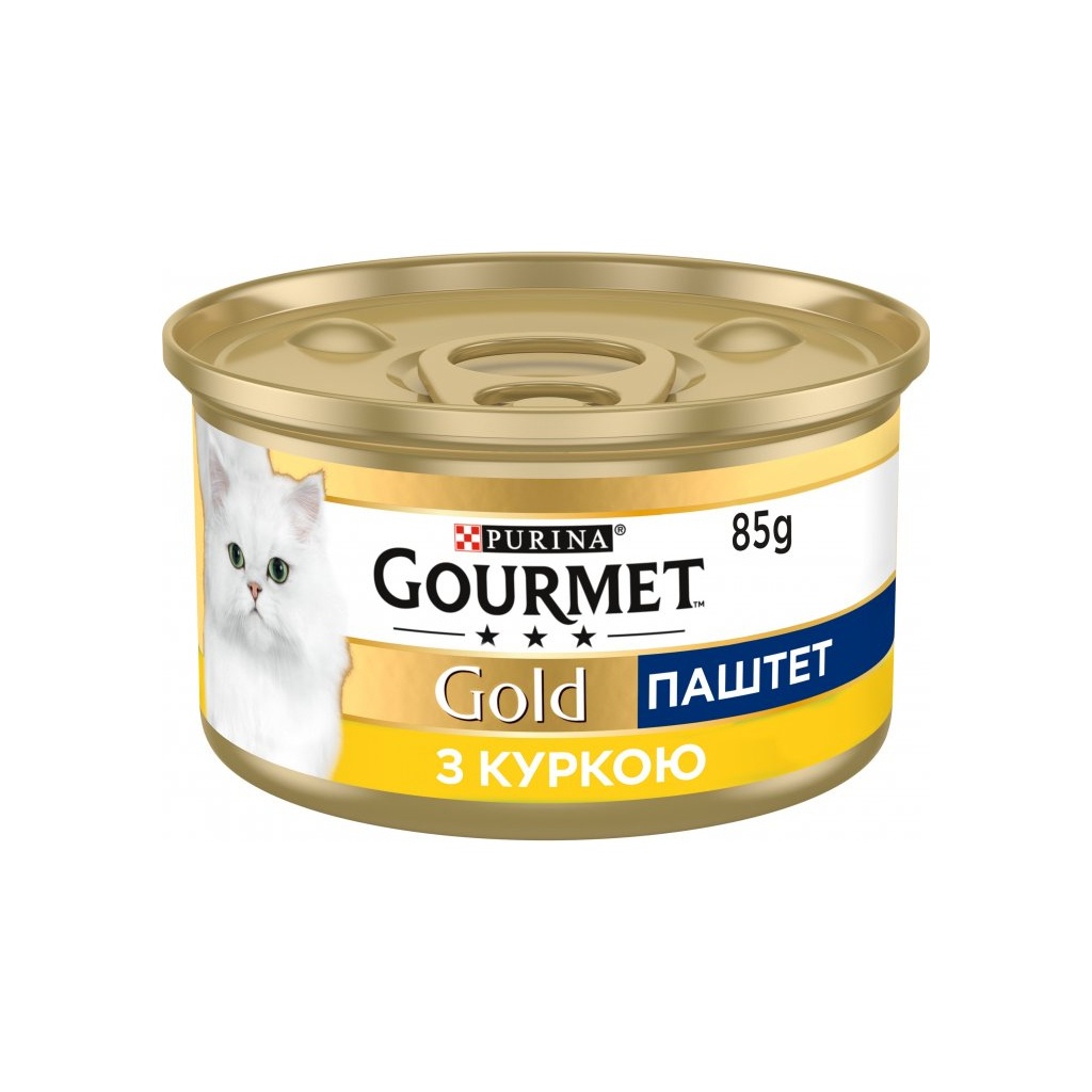 Паштет для котів Purina Gourmet Gold. З куркою 85 г (7613031381494) Паштет для котів Purina Gourmet Gold. З куркою 85 г (7613031381494)