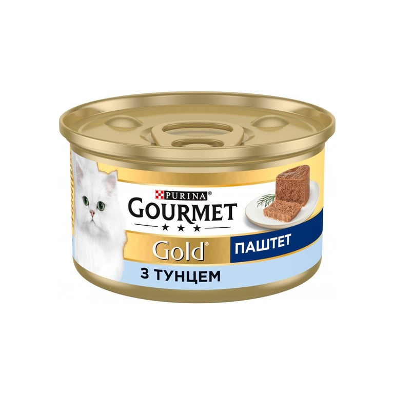 Паштет для котів Purina Gourmet Gold. З тунцем 85 г (7613031381029) - фото 1