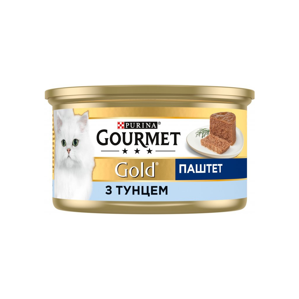 Паштет для котів Purina Gourmet Gold. З тунцем 85 г (7613031381029) - фото 2 Паштет для котів Purina Gourmet Gold. З тунцем 85 г (7613031381029) - фото 2