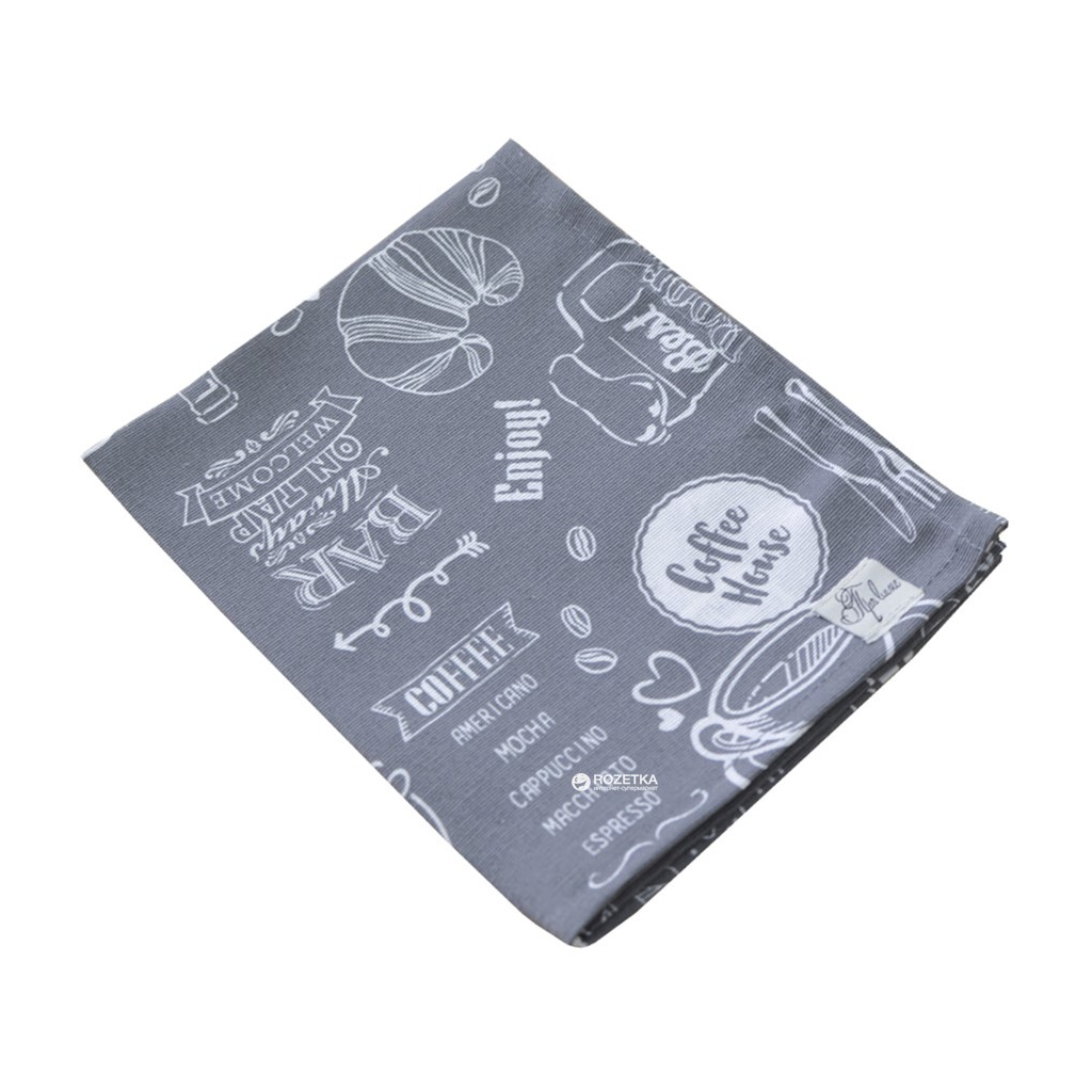 Серветка на стіл Прованс Breakfast grey 35х45 см (4823093408456) Серветка на стіл Прованс Breakfast grey 35х45 см (4823093408456)