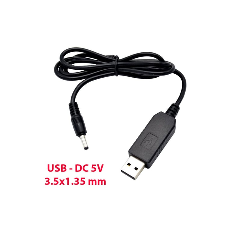 Кабель живлення USB 2.0 AM to DC 3.5 х 1.35 mm 1.0m USB 5V to DC 5V Dynamode (DM-USB-DC-3.5x1.35mm) - фото 2