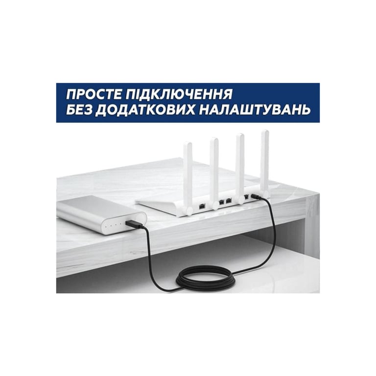 Кабель живлення USB to DC 5.5x2.1mm 5V 1.0m Dynamode (DM-USB-DC-5.5x2.1mm) - фото 5