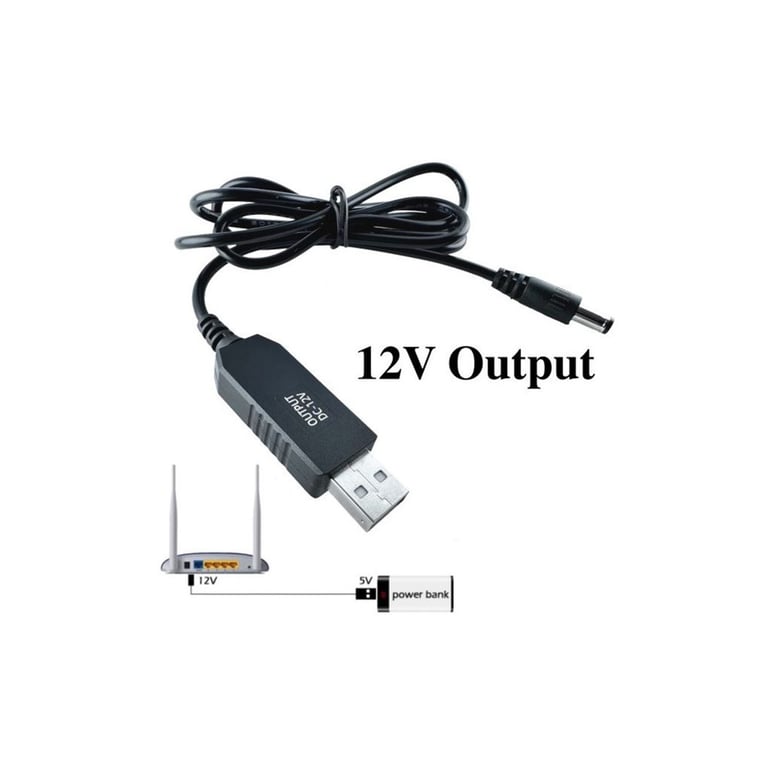 Кабель живлення USB to DC 5.5x2.1mm 12V 1.0m Dynamode (DM-USB-DC-5.5x2.1-12V) - фото 4