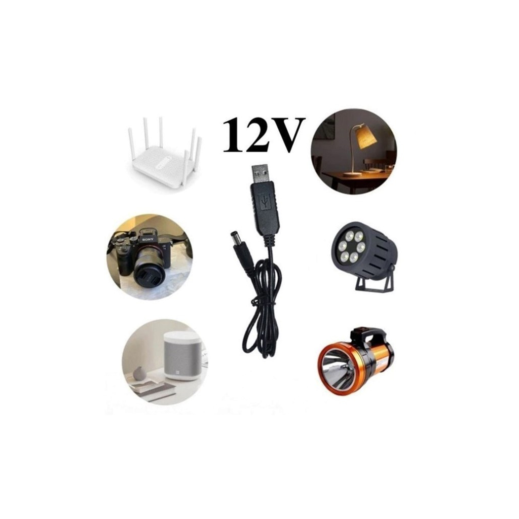 Кабель живлення USB to DC 5.5x2.1mm 12V 1.0m Dynamode (DM-USB-DC-5.5x2.1-12V) - фото 6 Кабель живлення USB to DC 5.5x2.1mm 12V 1.0m Dynamode (DM-USB-DC-5.5x2.1-12V) - фото 6