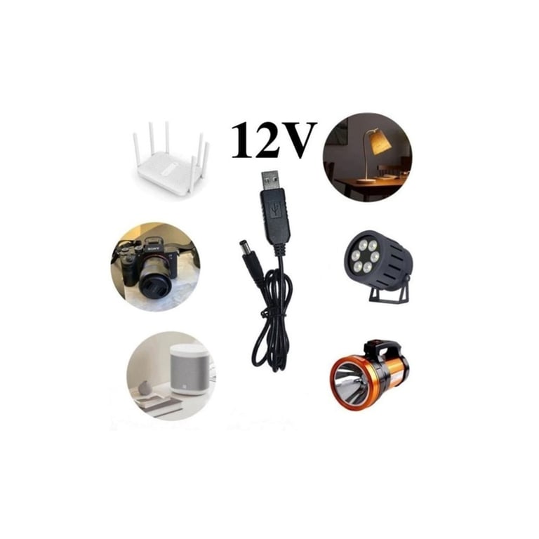 Кабель живлення USB to DC 5.5x2.1mm 12V 1.0m Dynamode (DM-USB-DC-5.5x2.1-12V) - фото 6