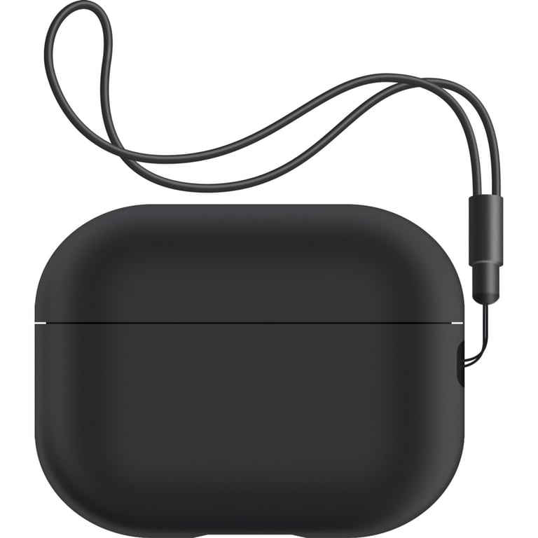 Чохол для навушників Armorstandart Silicone Case with straps для Apple Airpods Pro 2 Black (ARM68608) - фото 1