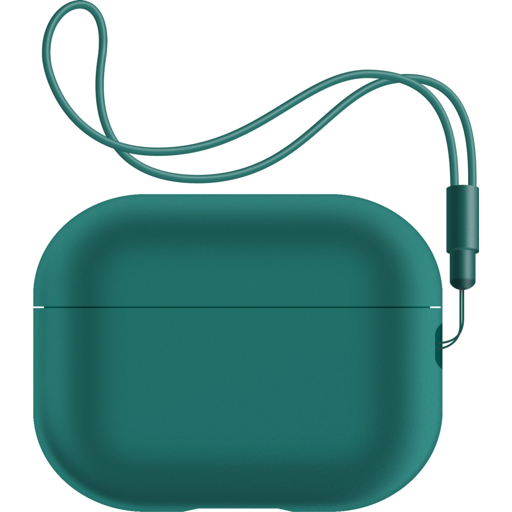Чохол для навушників Armorstandart Silicone Case with straps для Apple Airpods Pro 2 Dark Green (ARM68612) - фото 1 Чохол для навушників Armorstandart Silicone Case with straps для Apple Airpods Pro 2 Dark Green (ARM68612) - фото 1