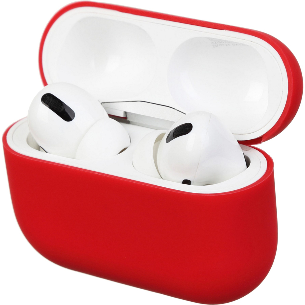 Чохол для навушників Armorstandart Ultrathin Silicone Case для Apple AirPods Pro Crimson (ARM55964) Чохол для навушників Armorstandart Ultrathin Silicone Case для Apple AirPods Pro Crimson (ARM55964)