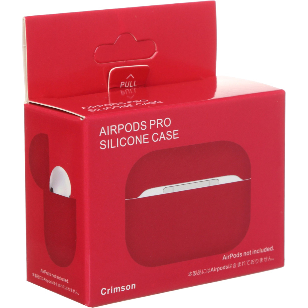Чохол для навушників Armorstandart Ultrathin Silicone Case для Apple AirPods Pro Crimson (ARM55964) - фото 3 Чохол для навушників Armorstandart Ultrathin Silicone Case для Apple AirPods Pro Crimson (ARM55964) - фото 3