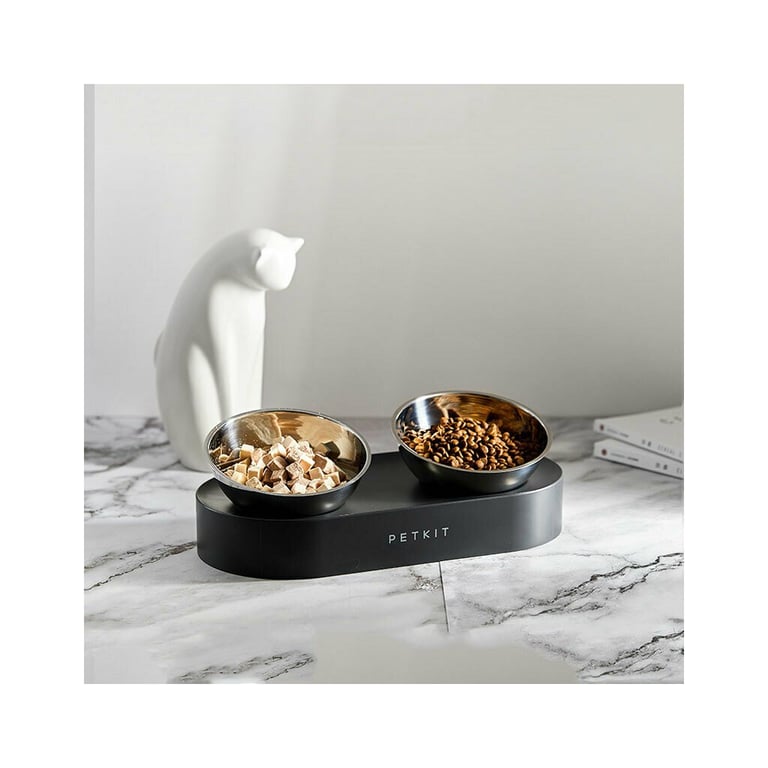 Універсальний посуд для тварин Petkit FRESH NANO-METAL Pet Cat TWO Bowl Stand (P5201) - фото 6