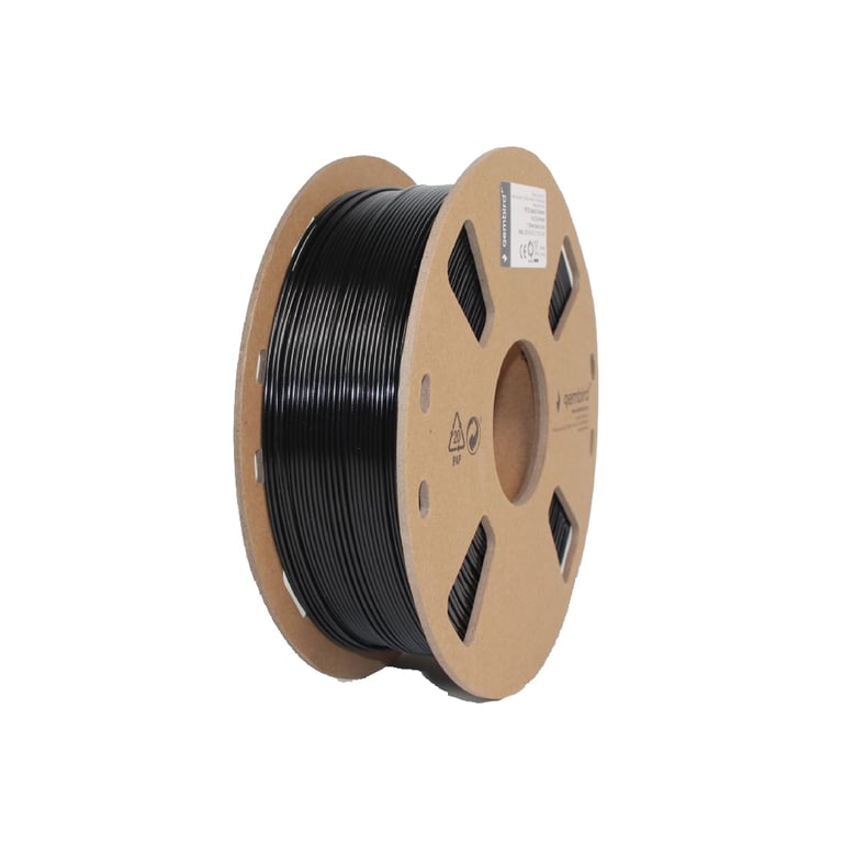 Пластик для 3D-принтера Gembird PETG, 1.75 мм, black, 1 кг (3DP-PETG1.75-01-BK) - фото 2