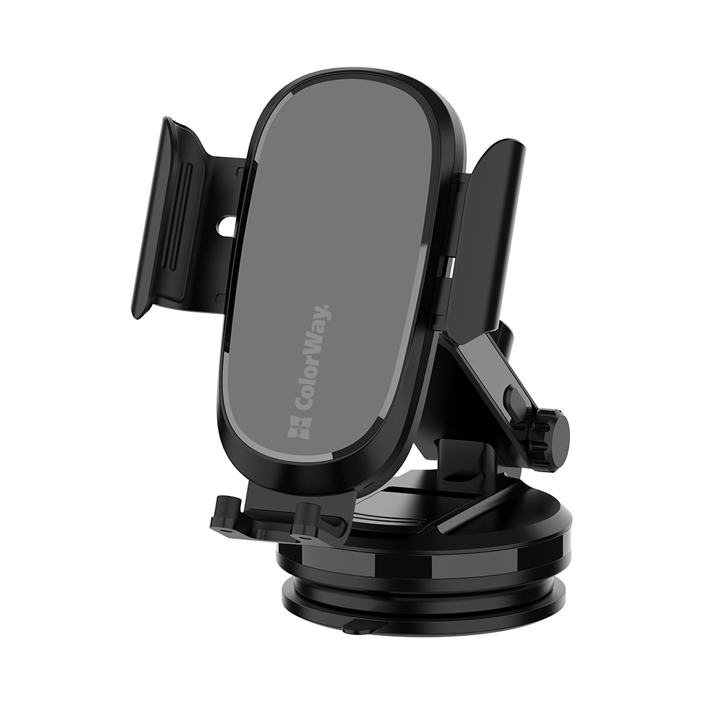 Універсальний автотримач ColorWay Dashboard Car Wireless Charger 15W Black (CW-CHAW037Q-BK) Універсальний автотримач ColorWay Dashboard Car Wireless Charger 15W Black (CW-CHAW037Q-BK)