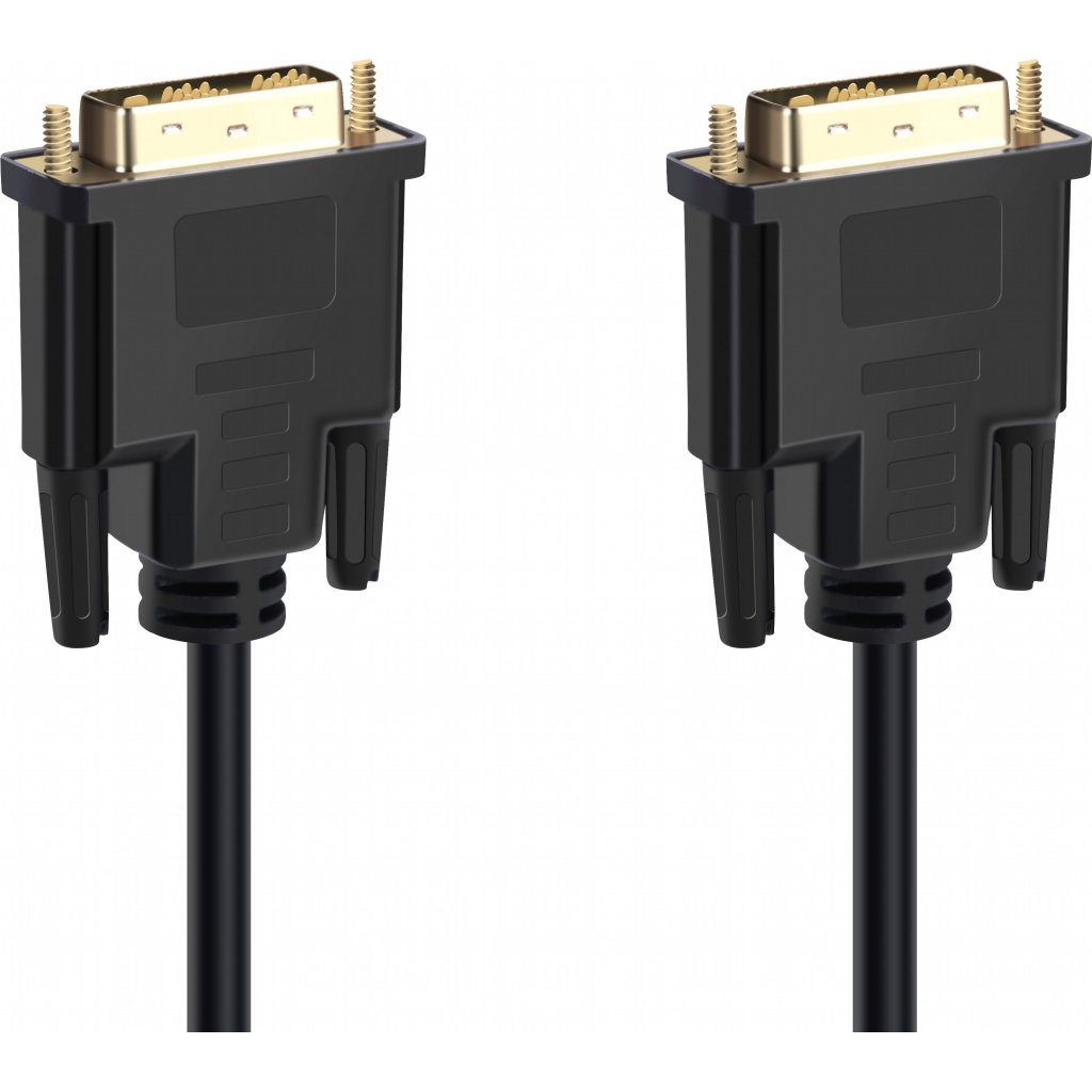 Кабель мультимедійний DVI M to DVI M 3.0m 18+1pin Prologix (PR-DVI-DVI-P-05-28-3m) - фото 3 Кабель мультимедійний DVI M to DVI M 3.0m 18+1pin Prologix (PR-DVI-DVI-P-05-28-3m) - фото 3