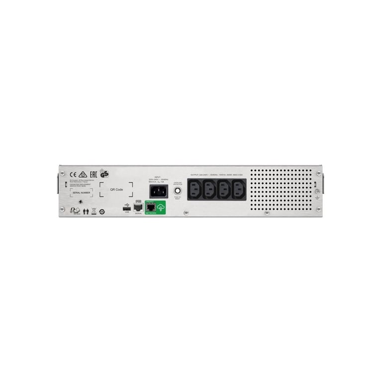 Пристрій безперебійного живлення APC Smart-UPS C 1000VA LCD RM 2U with SmartConnect (SMC1000I-2UC) - фото 6