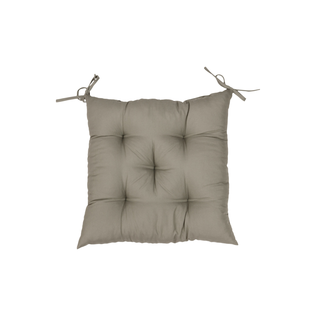 Подушка на стілець Прованс Фібра сіра 40х40 см (4823093447004) - фото 1 Подушка на стілець Прованс Фібра сіра 40х40 см (4823093447004) - фото 1