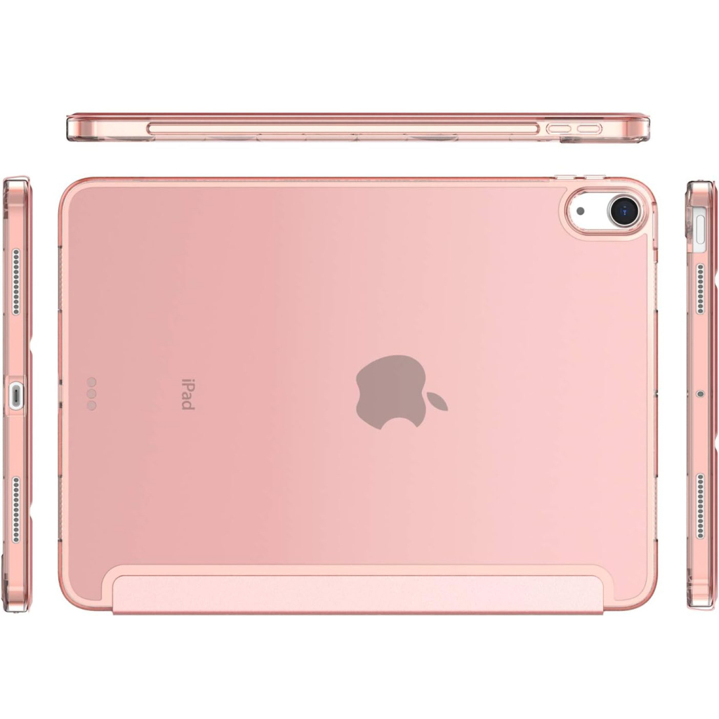 Чохол до планшета BeCover Tri Fold Hard Apple iPad Air 5 (2022) 10.9" Pink (709664) - фото 2 Чохол до планшета BeCover Tri Fold Hard Apple iPad Air 5 (2022) 10.9" Pink (709664) - фото 2