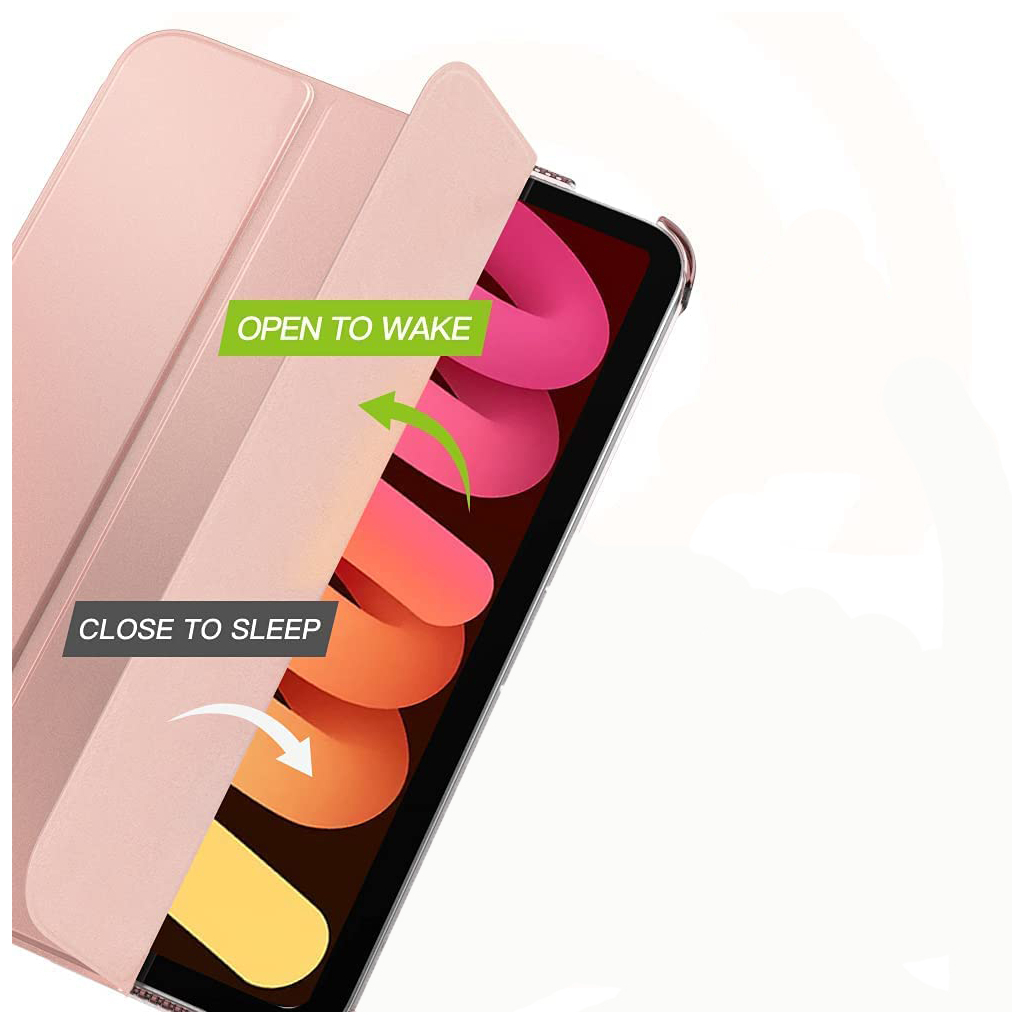 Чохол до планшета BeCover Tri Fold Hard Apple iPad Air 5 (2022) 10.9" Pink (709664) - фото 5 Чохол до планшета BeCover Tri Fold Hard Apple iPad Air 5 (2022) 10.9" Pink (709664) - фото 5