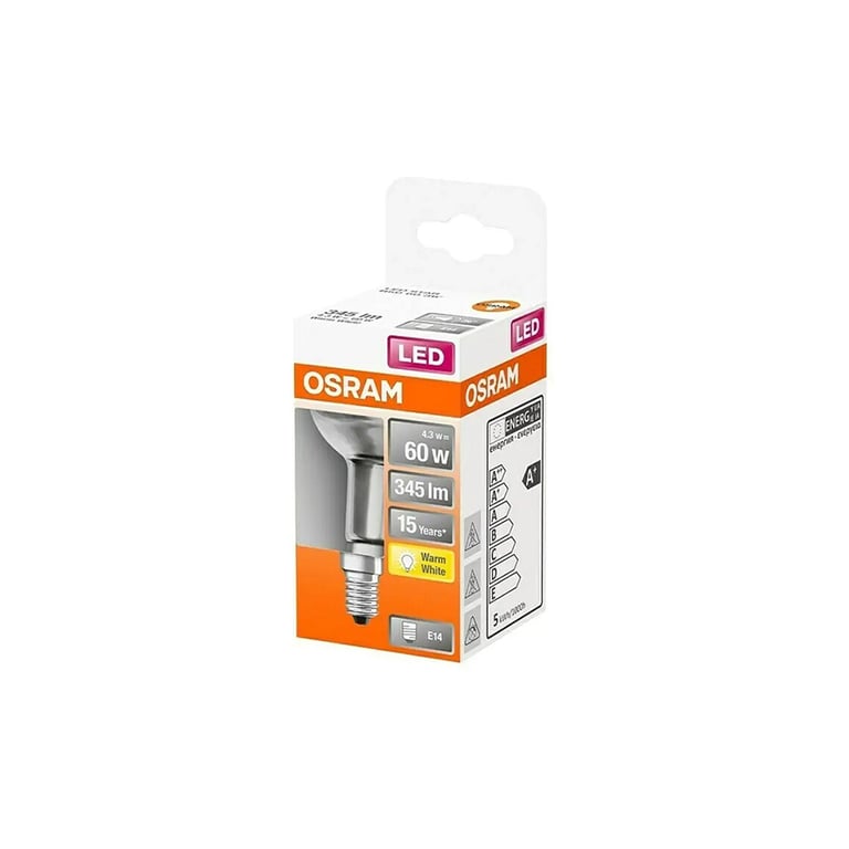 Лампочка Osram LED R50 60 4,3W/827 230V GL E14 (4058075126022) - фото 3