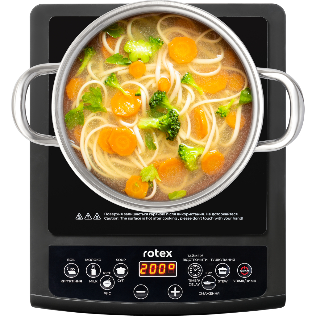 Настільна плита Rotex RIO215-G - фото 4 Настільна плита Rotex RIO215-G - фото 4