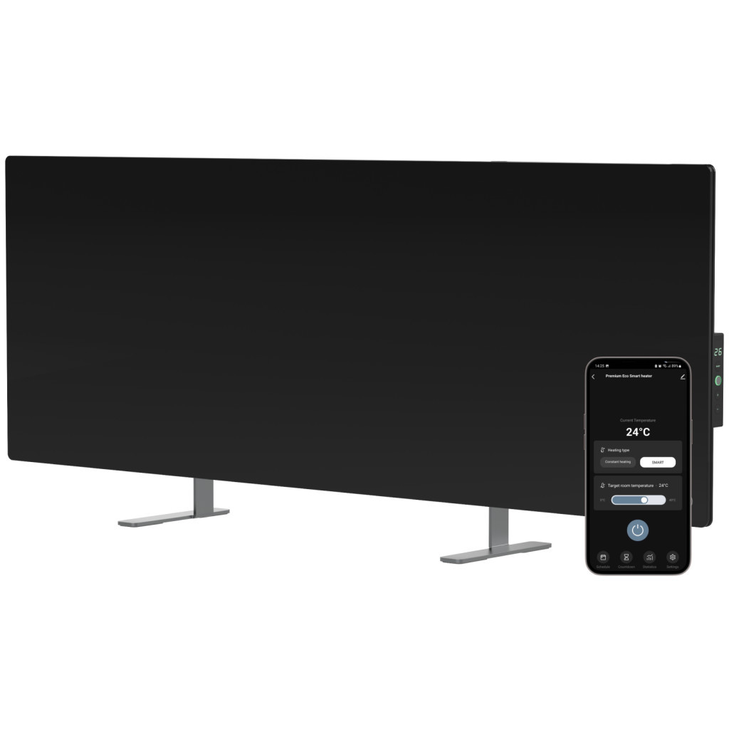 Обігрівач AENO Eco Smart GH4S LED Black (AGH0004S) - фото 1