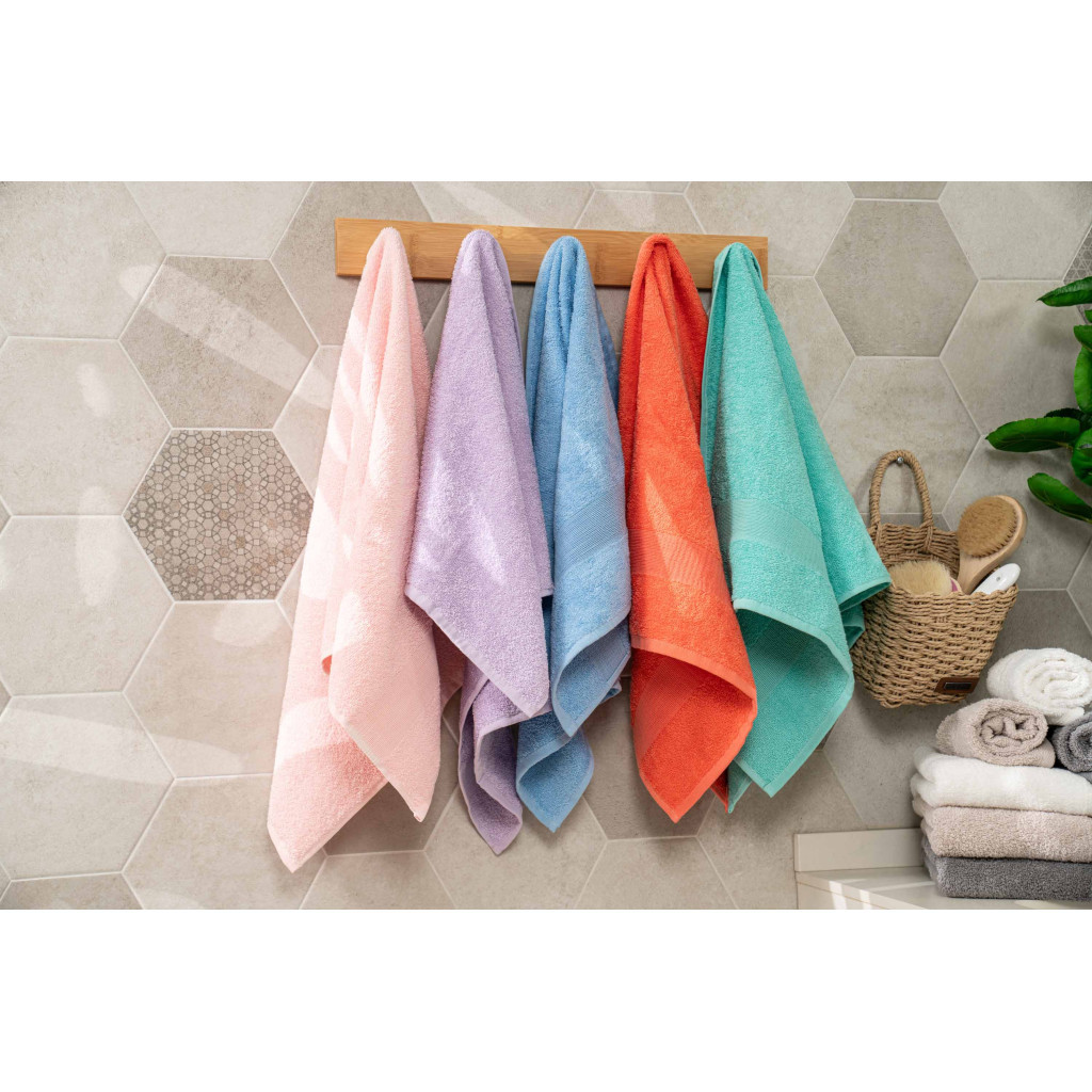 Рушник Ardesto махровий Benefit 100% бавовна рожевий 70х140 см (ART2470SC) - фото 5 Рушник Ardesto махровий Benefit 100% бавовна рожевий 70х140 см (ART2470SC) - фото 5