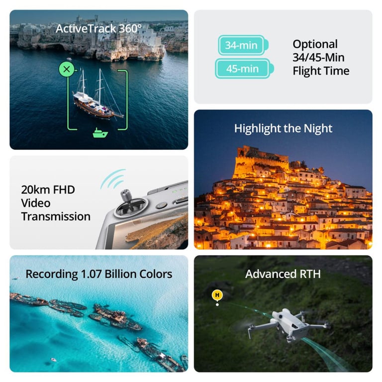 Квадрокоптер DJI Mini 4 Pro with RC 2 Remote Controller (CP.MA.00000732.01) - фото 4