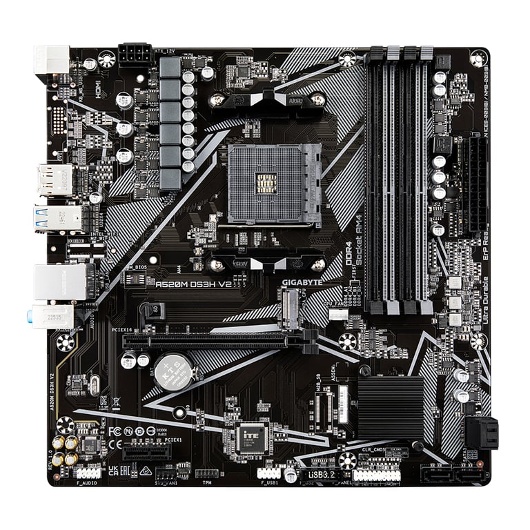 Материнська плата GIGABYTE A520M DS3H V2 - фото 1