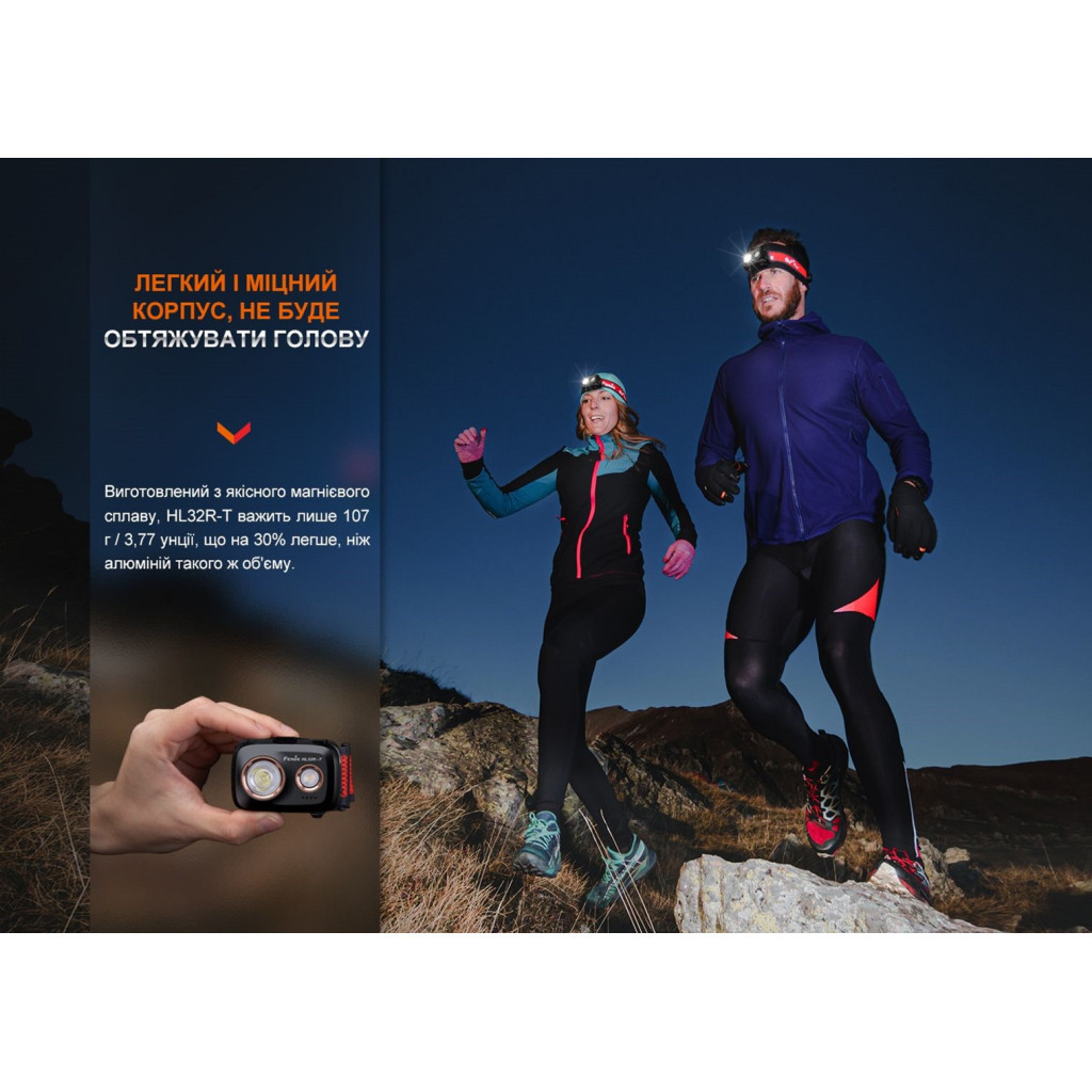 Ліхтар Fenix HL32R-T Blue (HL32R-TBL) - фото 8 Ліхтар Fenix HL32R-T Blue (HL32R-TBL) - фото 8