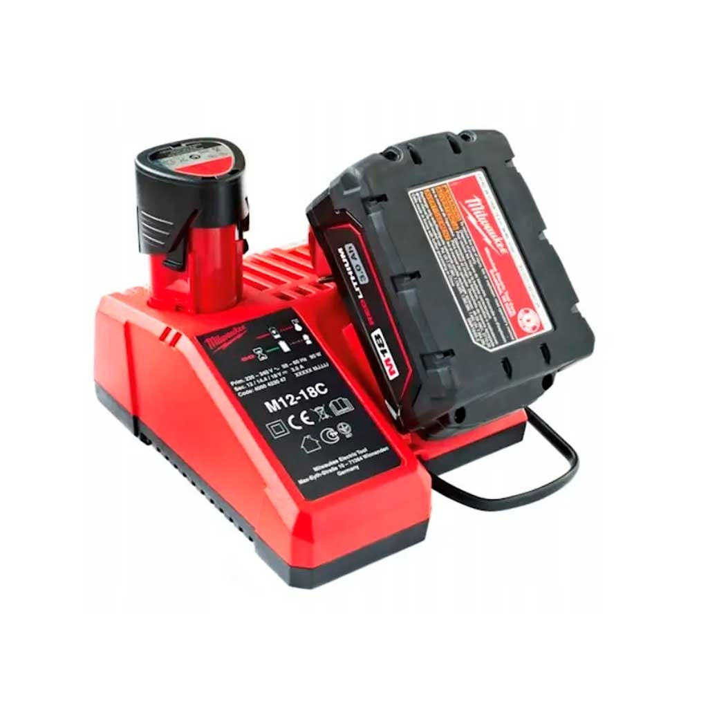 Зарядний пристрій для акумуляторів інструменту Milwaukee M12-18C (4932352959) - фото 3 Зарядний пристрій для акумуляторів інструменту Milwaukee M12-18C (4932352959) - фото 3