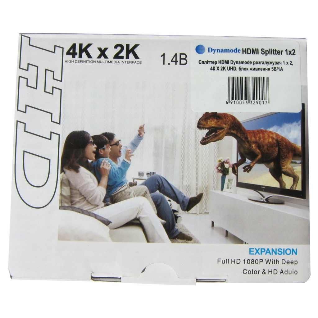 Розгалужувач Dynamode HDMI Splitter 1x2 - фото 11 Розгалужувач Dynamode HDMI Splitter 1x2 - фото 11