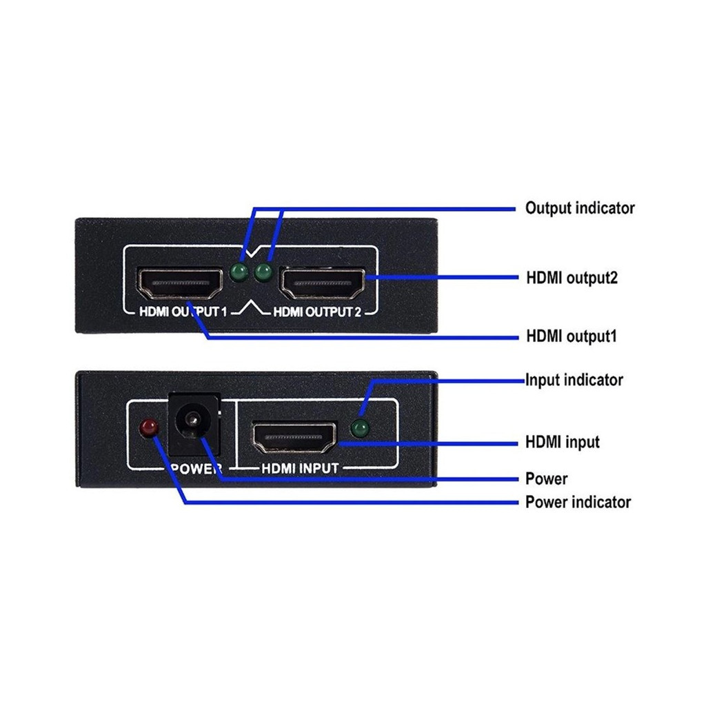 Розгалужувач Dynamode HDMI Splitter 1x2 - фото 7 Розгалужувач Dynamode HDMI Splitter 1x2 - фото 7