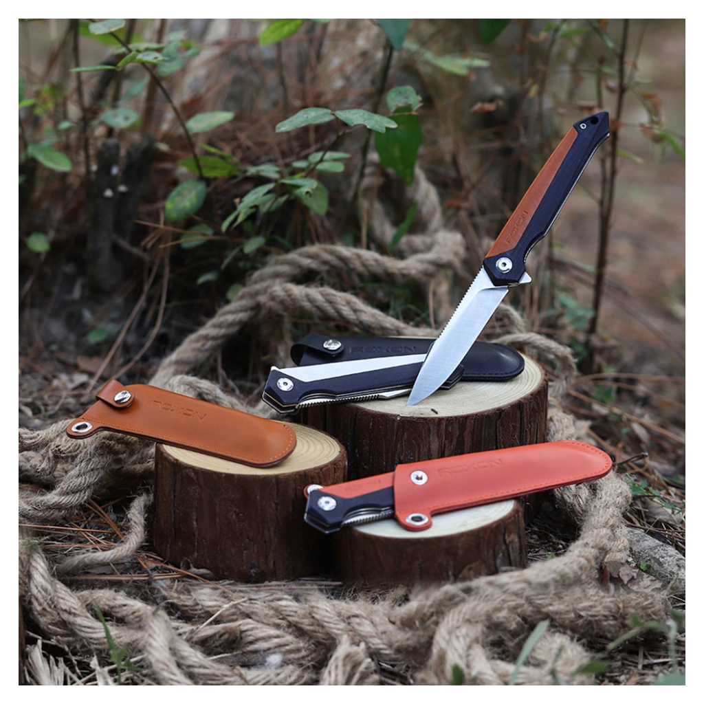 Чохол для ножа Roxon шкіряний для К3 чорний (caseK3black) - фото 4 Чохол для ножа Roxon шкіряний для К3 чорний (caseK3black) - фото 4