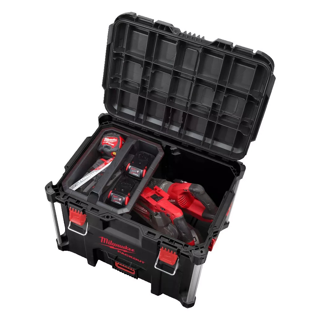 Ящик для інструментів Milwaukee XL PACKOUT 554x394x422 мм (4932478162) - фото 4 Ящик для інструментів Milwaukee XL PACKOUT 554x394x422 мм (4932478162) - фото 4