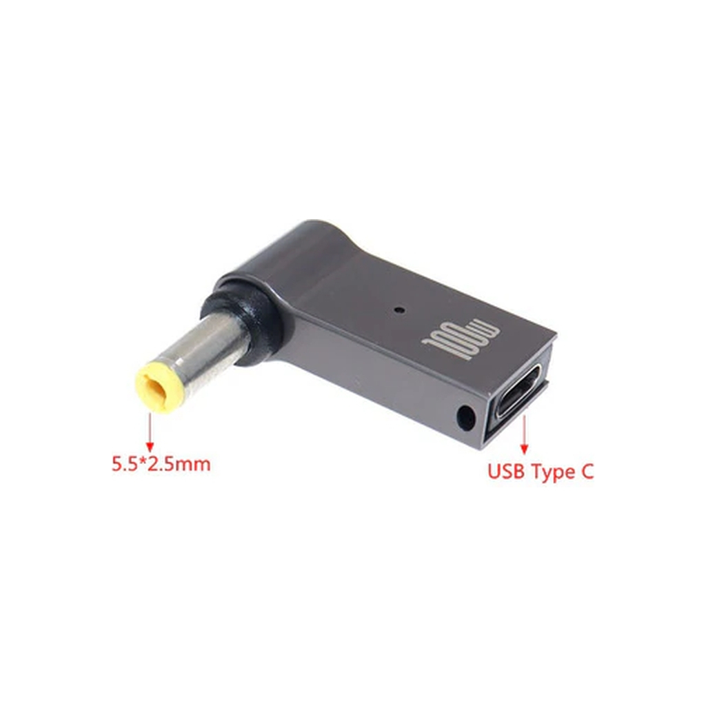 Перехідник USB-C to DC 5.5x2.5mm 100W ХОКО (XK-DC-C-5.5-2.5) - фото 6 Перехідник USB-C to DC 5.5x2.5mm 100W ХОКО (XK-DC-C-5.5-2.5) - фото 6