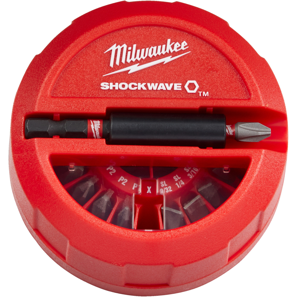 Набір біт Milwaukee SHOCKWAVE 15шт (4932430904) Набір біт Milwaukee SHOCKWAVE 15шт (4932430904)