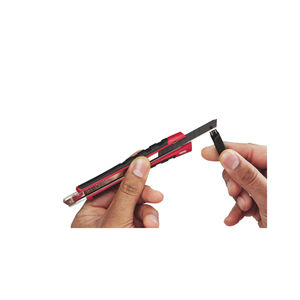 Ніж монтажний Milwaukee висувний HEAVY DUTY, 9мм (48221960) - фото 3 Ніж монтажний Milwaukee висувний HEAVY DUTY, 9мм (48221960) - фото 3