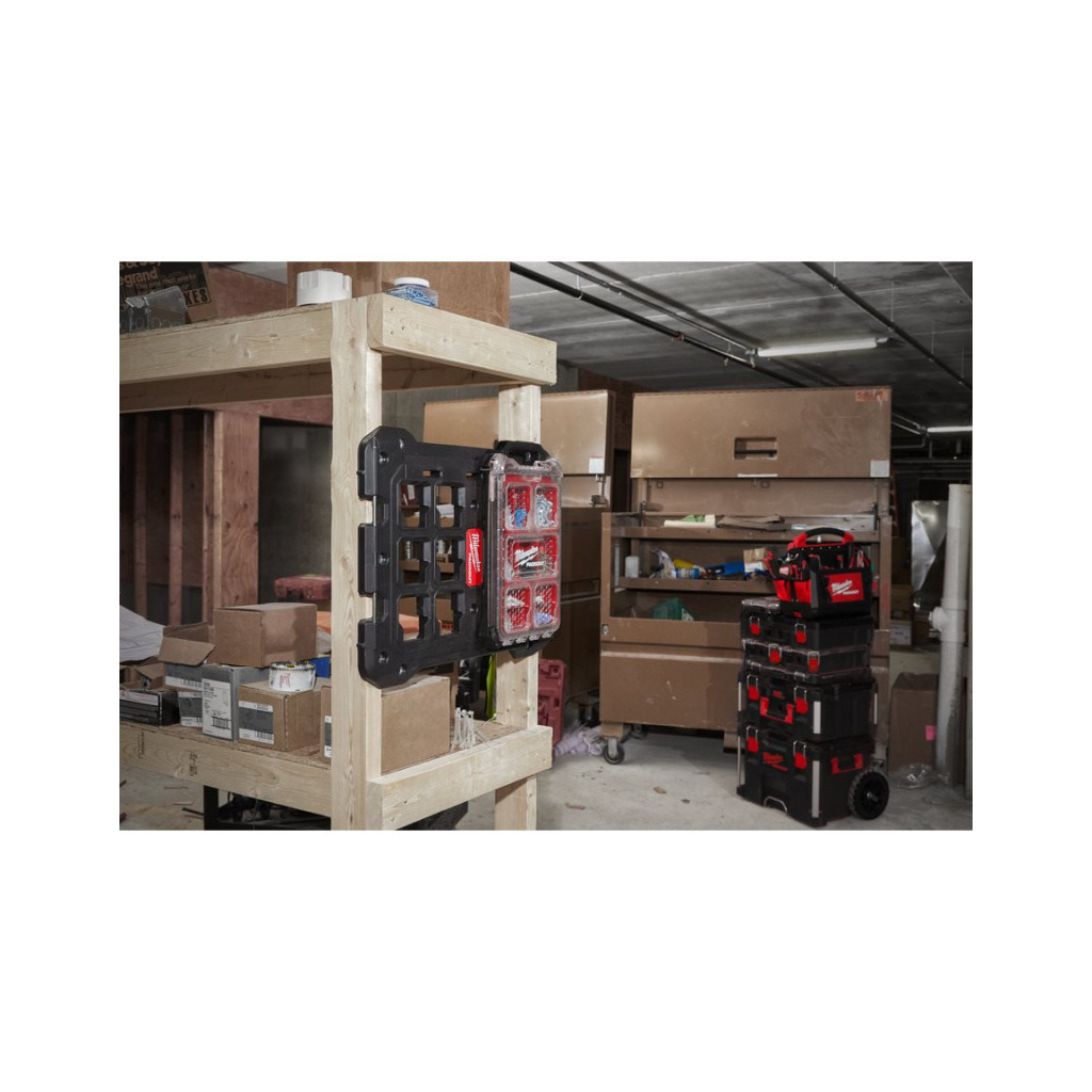 Ящик для інструментів Milwaukee органайзер компактний PACKOUT 380х250х120мм (4932464083) - фото 4 Ящик для інструментів Milwaukee органайзер компактний PACKOUT 380х250х120мм (4932464083) - фото 4