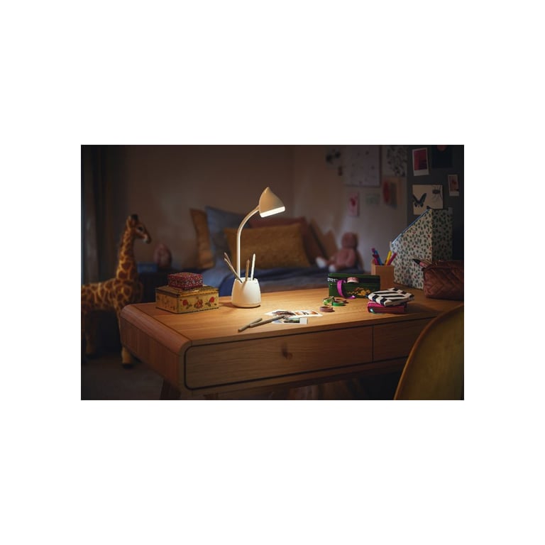 Настільна лампа Philips LED Reading Desk lamp Hat 4.5W, 3000/4000/5700K, 1800mAh (Lithium battery), білий (929003241007) - фото 4