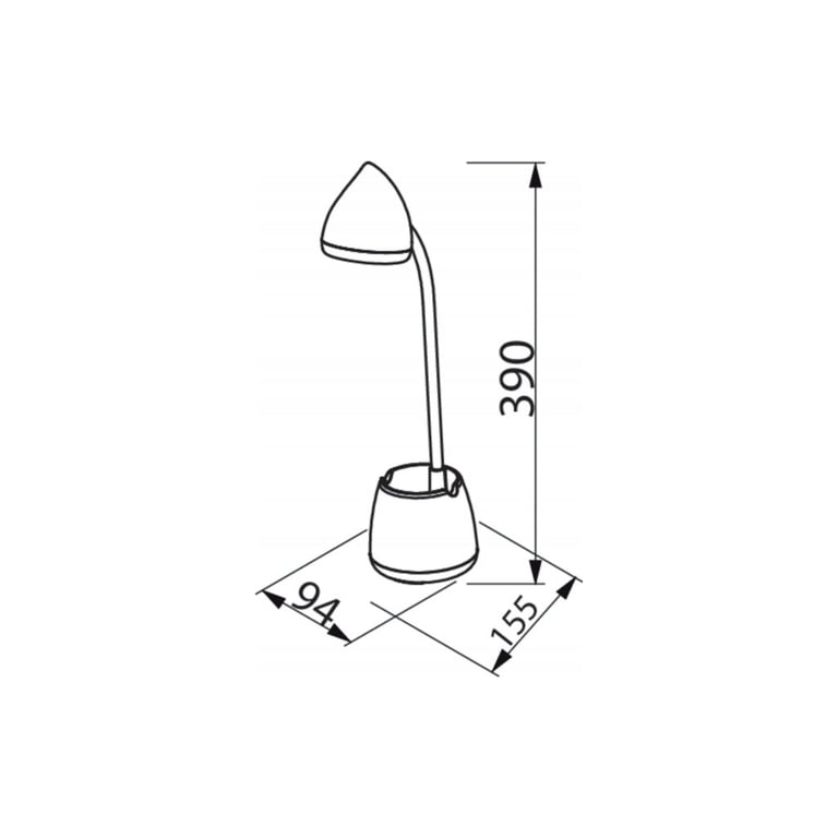 Настільна лампа Philips LED Reading Desk lamp Hat 4.5W, 3000/4000/5700K, 1800mAh (Lithium battery), білий (929003241007) - фото 5