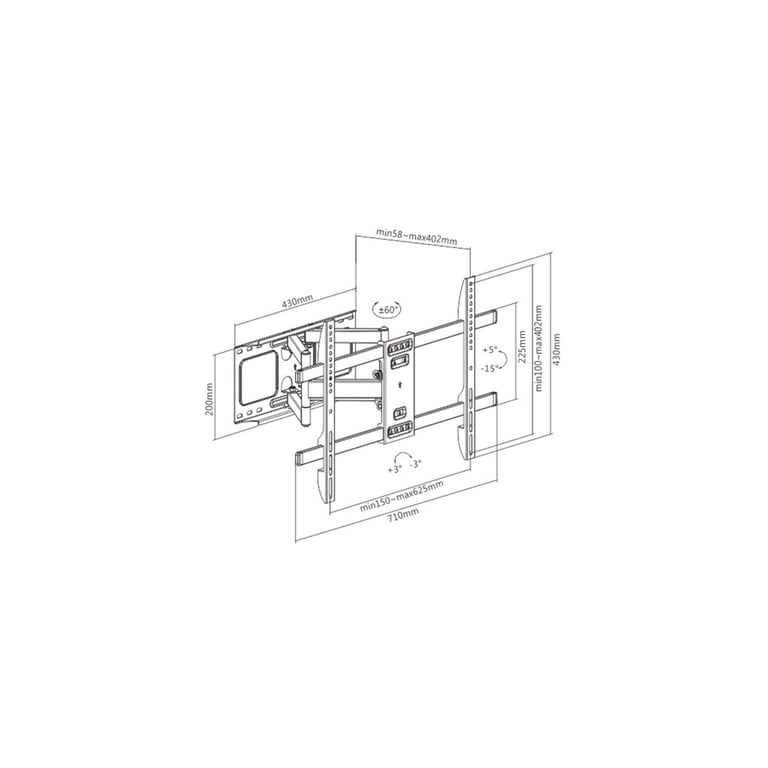 Кронштейн Gembird WM-80ST-02 - фото 2