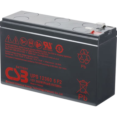 Батарея до ДБЖ CSB UPS123606F2 12V 6Ah (UPS123606F2) - фото 1