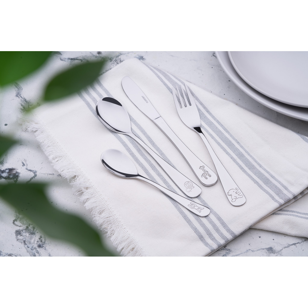 Набір столових приборів Ardesto Animals 4 предмета (AR0704AS) - фото 8 Набір столових приборів Ardesto Animals 4 предмета (AR0704AS) - фото 8