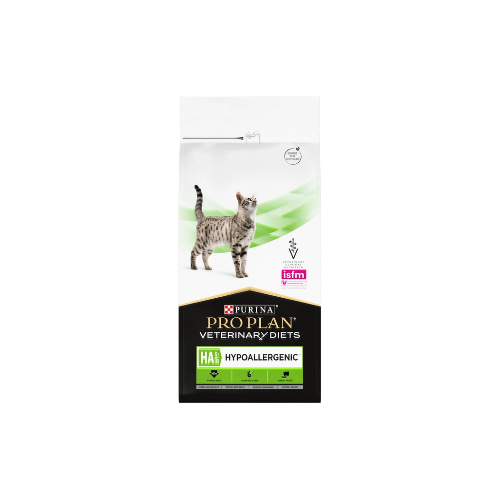 Сухий корм для кішок Purina Pro Plan Veterinary Diets Hypoallergenic 1.3 кг (7613035154506) - фото 1 Сухий корм для кішок Purina Pro Plan Veterinary Diets Hypoallergenic 1.3 кг (7613035154506) - фото 1