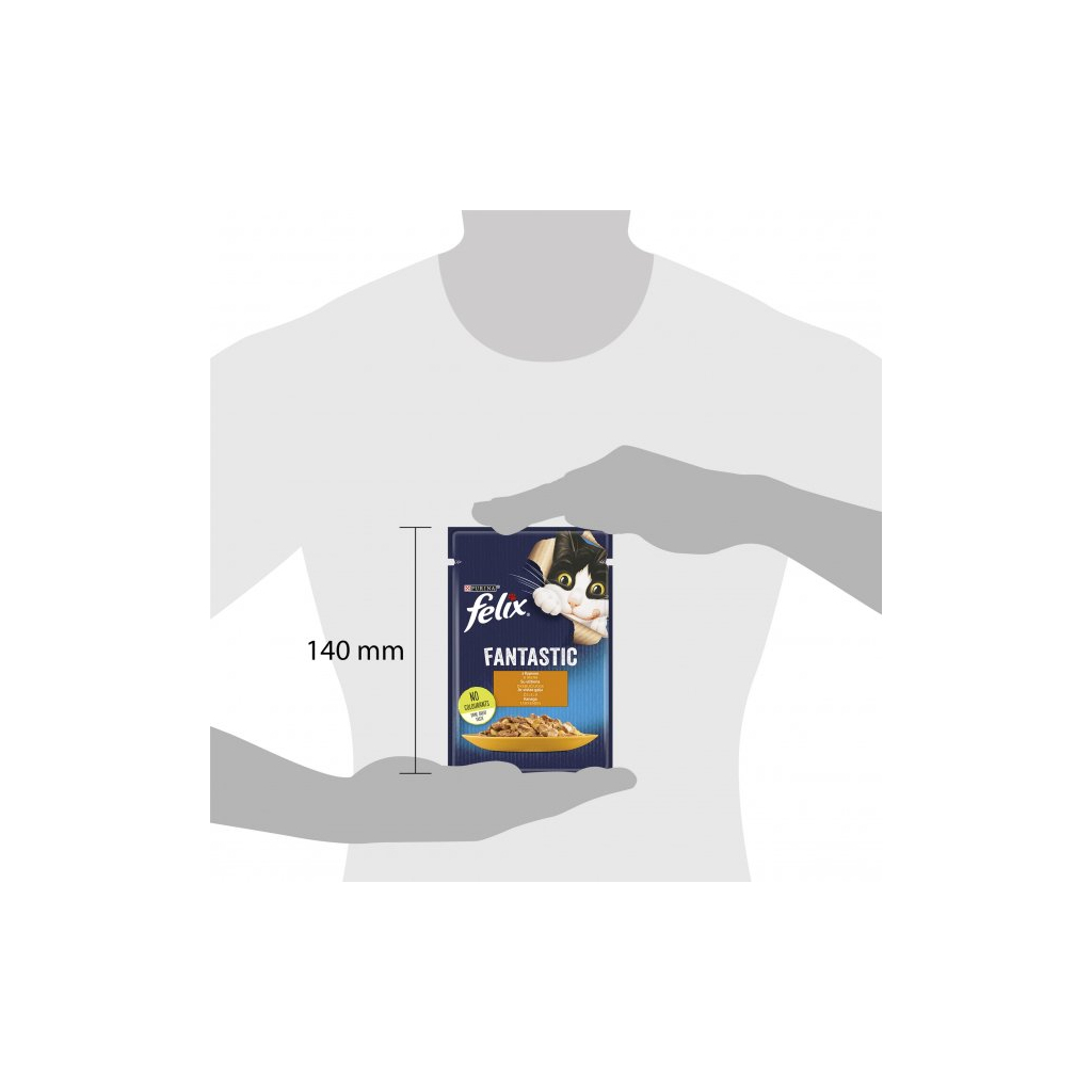 Вологий корм для кішок Purina Felix Fantastic з куркою в желе 85 г (7613039788097) - фото 3 Вологий корм для кішок Purina Felix Fantastic з куркою в желе 85 г (7613039788097) - фото 3