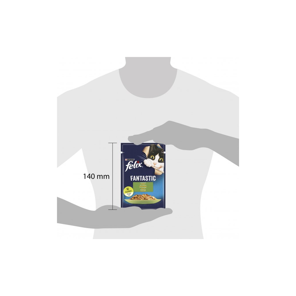 Вологий корм для кішок Purina Felix Fantastic з кроликом у желе 85 г (7613039835500) - фото 3 Вологий корм для кішок Purina Felix Fantastic з кроликом у желе 85 г (7613039835500) - фото 3