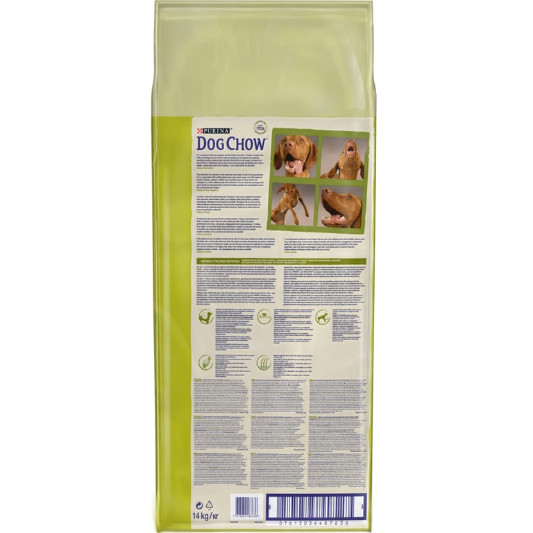 Сухий корм для собак Purina Dog Chow Adult Lamb зі смаком ягняти 14 кг (7613034487636) - фото 2