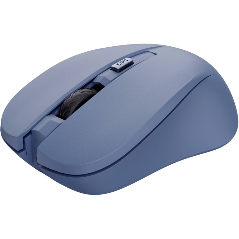 Мишка Trust Mydo Silent Wireless Blue (25041) - фото 1