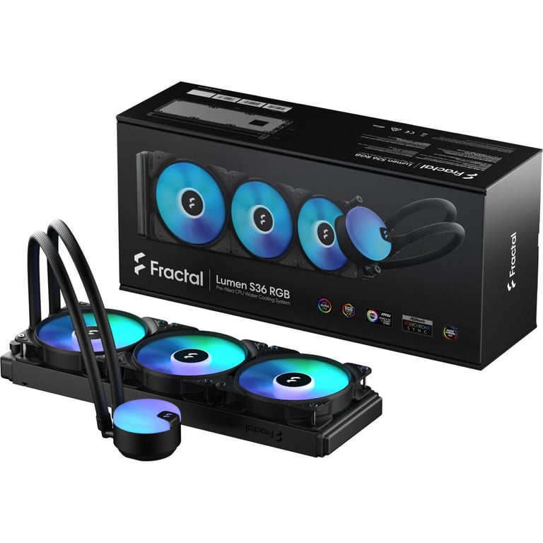 Система рідинного охолодження Fractal Design Lumen S36 RGB v2 (FD-W-L1-S3612) - фото 7