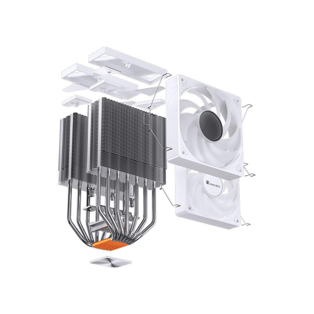 Кулер до процесора JONSBO CR-3000 ARGB White - фото 11 Кулер до процесора JONSBO CR-3000 ARGB White - фото 11