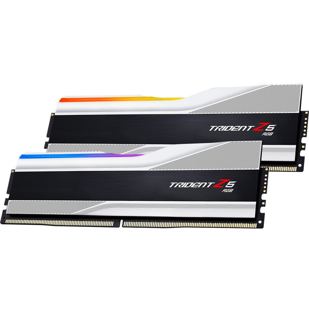 Модуль пам'яті для комп'ютера DDR5 32GB (2x16GB) 7200 MHz Trident Z5 RGB Silver G.Skill (F5-7200J3445G16GX2-TZ5RS) - фото 4 Модуль пам'яті для комп'ютера DDR5 32GB (2x16GB) 7200 MHz Trident Z5 RGB Silver G.Skill (F5-7200J3445G16GX2-TZ5RS) - фото 4